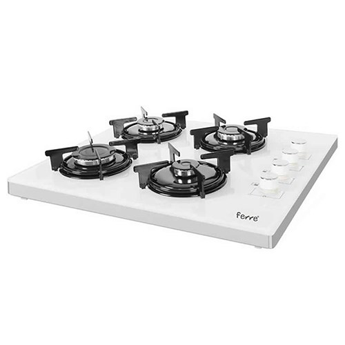 Ferre 2240 CE Beyaz Cam Set Üstü Ocak